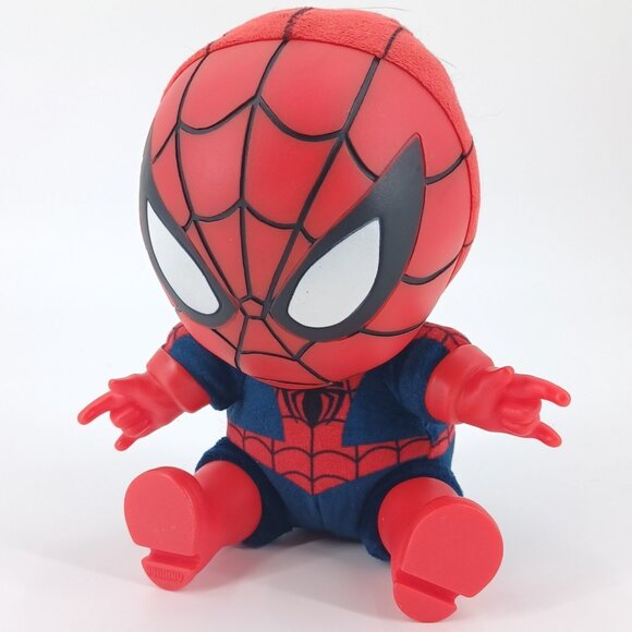 Marvel Kidrobot Roto Phunny Avengers 7” Spiderman Plush By Neca Toy Collector's - Picture 3 of 11
